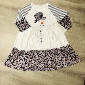 Snowman ⛄️ Print Dress